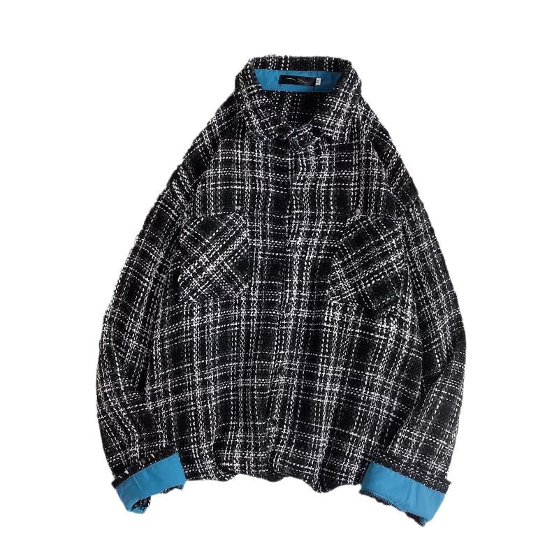 メンズ用トップス・ゆとり・シャツ・長袖・気質・原宿風・M〜3XL