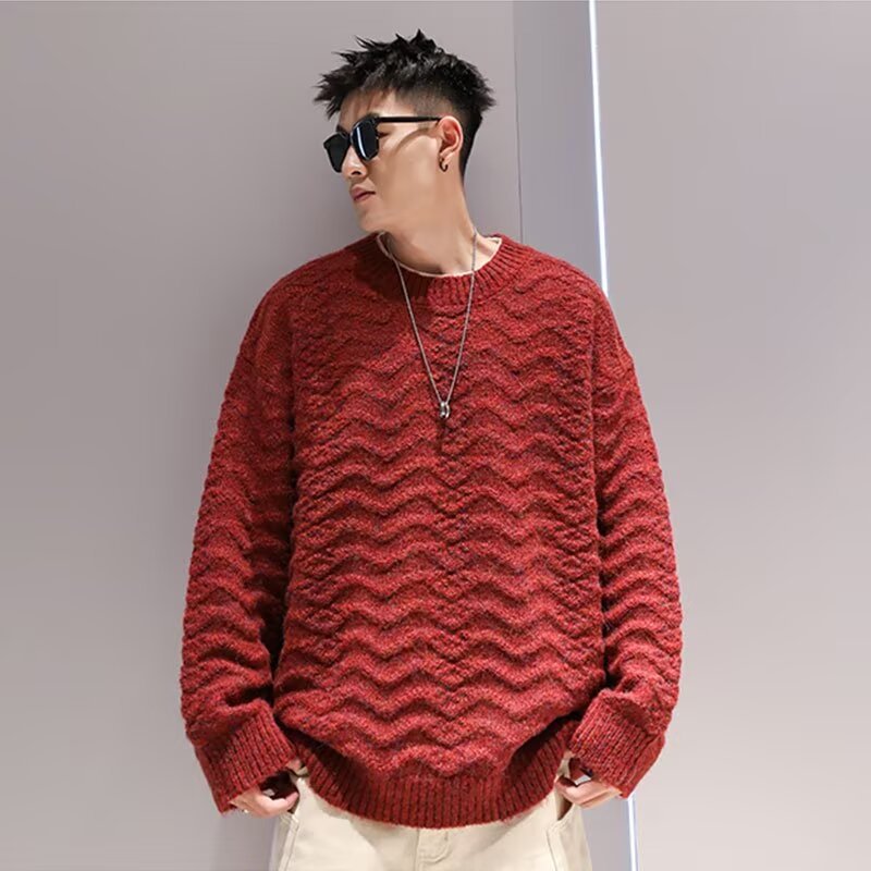 メンズ・ニットコート・アウター・気質・ニット・セーター・トップス・M〜XXL   2色