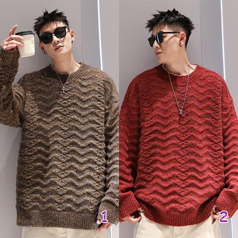 メンズ・ニットコート・アウター・気質・ニット・セーター・トップス・M〜XXL   2色