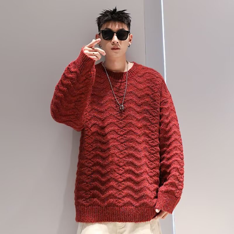 メンズ・ニットコート・アウター・気質・ニット・セーター・トップス・M〜XXL   2色