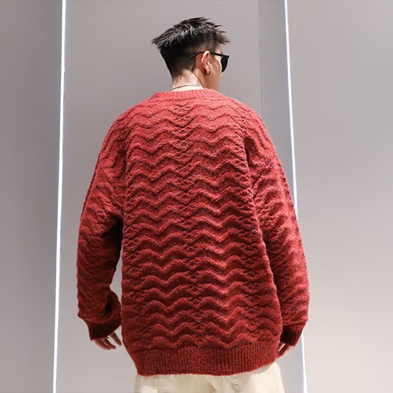 メンズ・ニットコート・アウター・気質・ニット・セーター・トップス・M〜XXL   2色