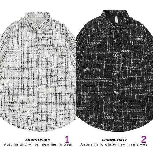 メンズ・ トップス・シャツ・ 長袖・アウター・気質・カジュアルシャツ・M〜5XL   2色