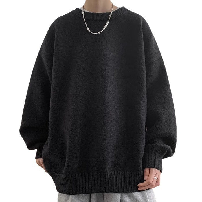 メンズ・ おしゃれ・セーター・長袖ニット・トップス・  ゆっり  ・ コート・M〜XXXL   6色