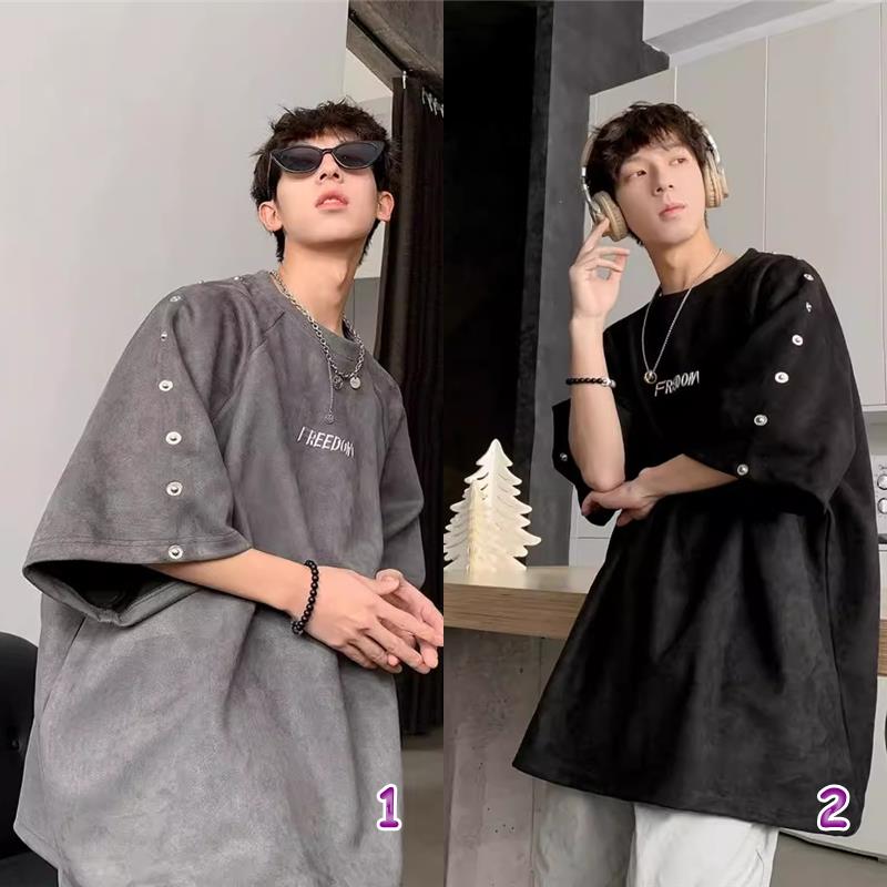 2025新作 ・メンズ・Tシャツ・ブラウス・気質・半袖tシャツ・トップス・M〜XXXL   2色