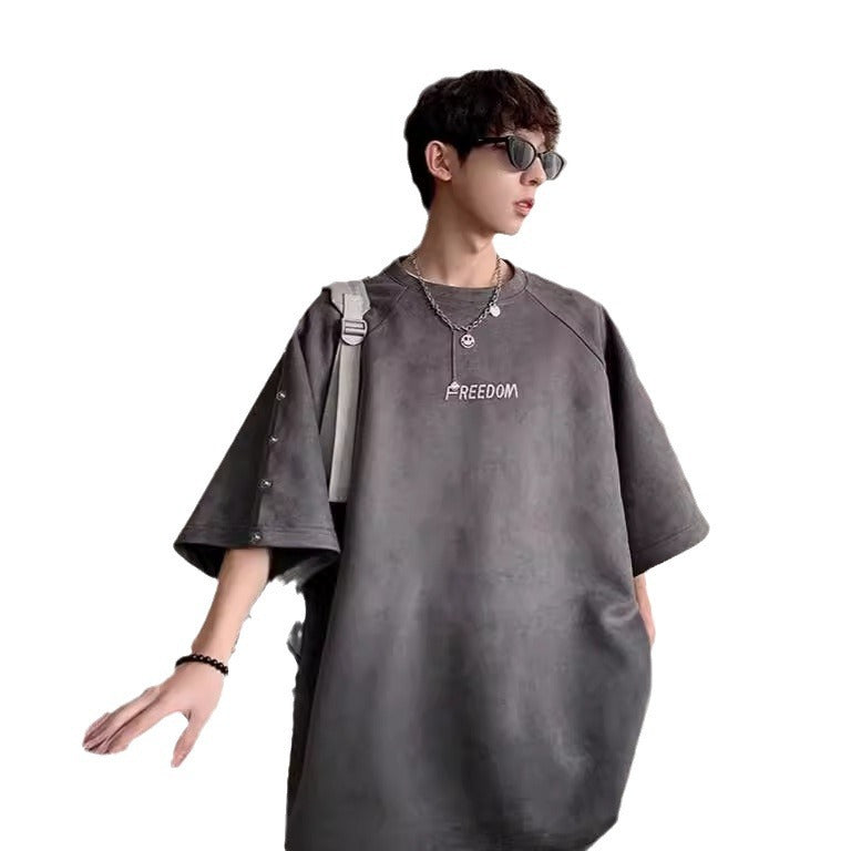 2025新作 ・メンズ・Tシャツ・ブラウス・気質・半袖tシャツ・トップス・M〜XXXL   2色