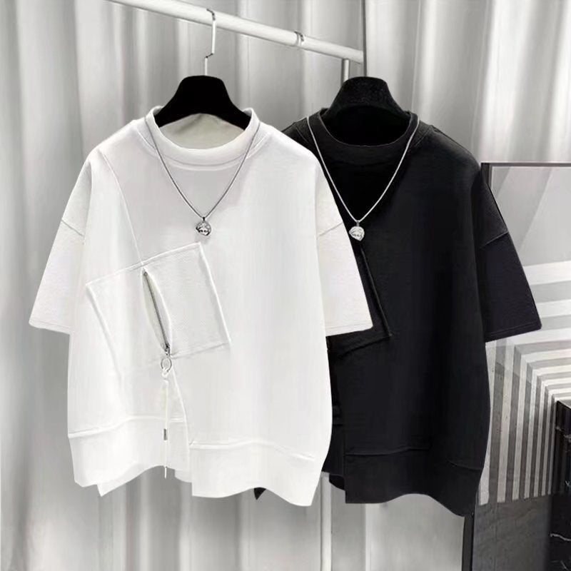 2025新作 ・メンズ・Tシャツ・ブラウス・気質・半袖tシャツ・トップス・M〜3XL   2色
